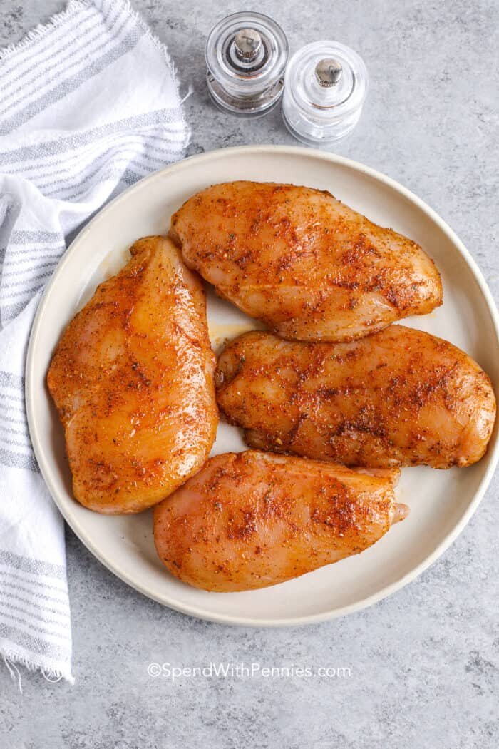 seasoned chicken for air fryer chicken breast